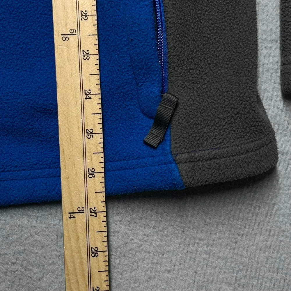 The North Face Fleece Jacket‎ Blue Gray Zip Up Outdoor Hiking Adult Medium pile